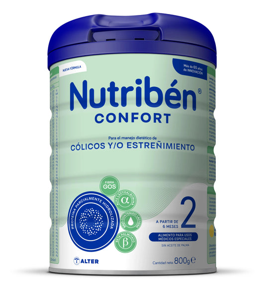 Nutribén Confort 2 Leche Continuación, 800 gr
