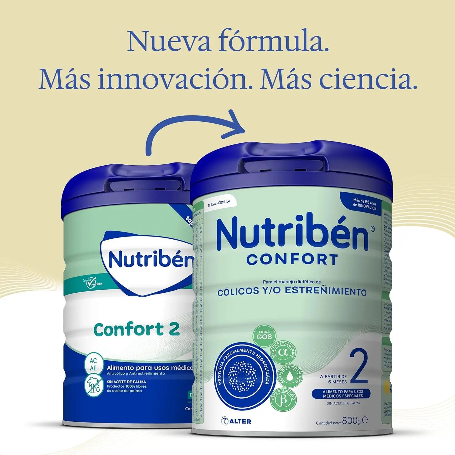 Nutribén Confort 2 Leche Continuación, 800 gr