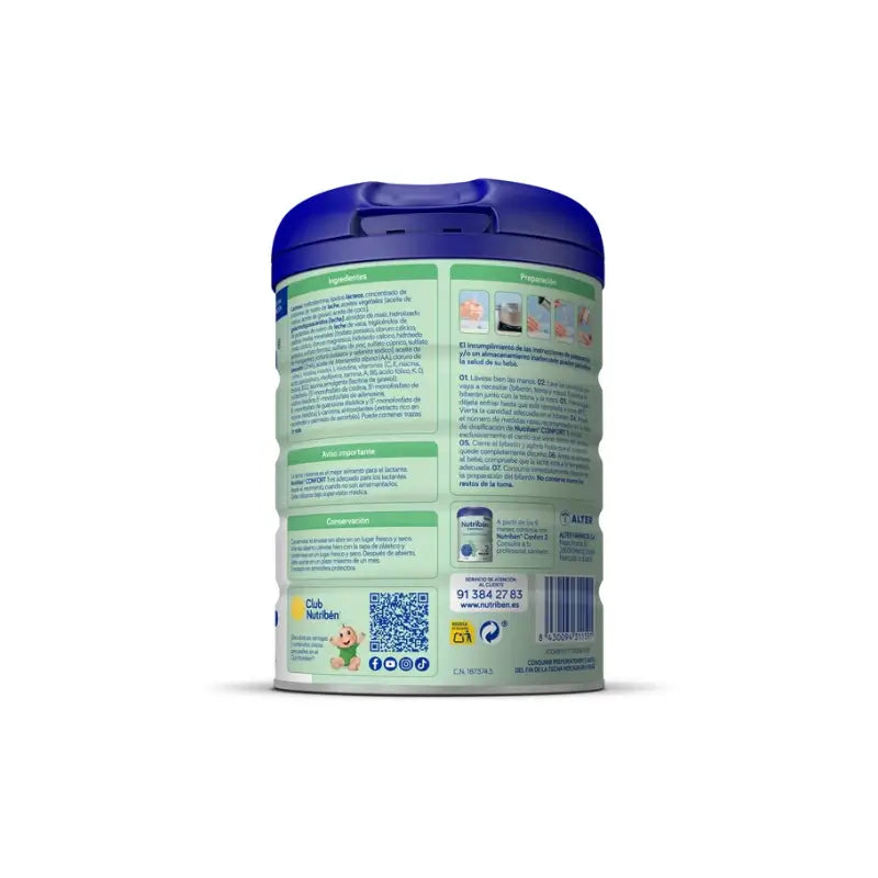 Nutribén Confort 1 Leche Inicio, 800 gr
