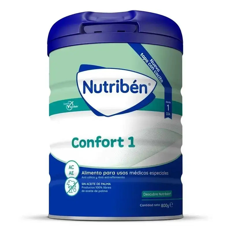 Nutribén Confort 1 Leche Inicio, 8 x 800 gr