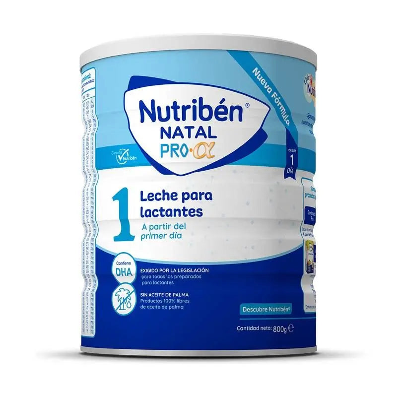 Nutriben Leche Natal Pro-Alfa Leche de Inicio, 800 gr