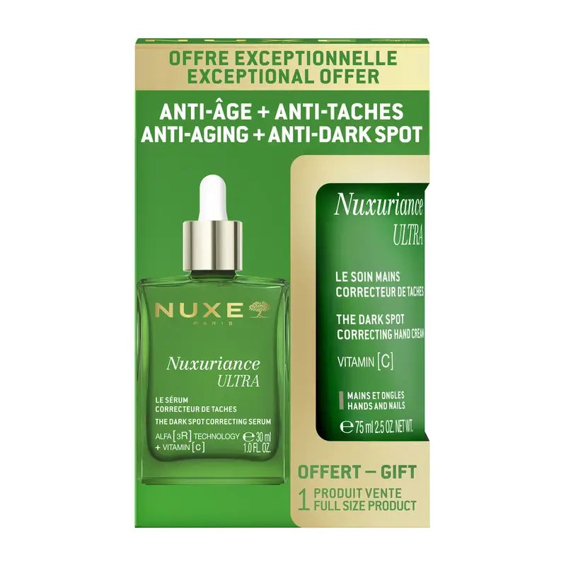 Nuxe Cofre Nuxuriance Ultra Serum 30Ml + Crema De Manos Antimanchas 75Ml