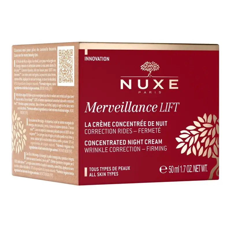 Nuxe Merveillance Lift Crema de Noche Concentrada 50 ml
