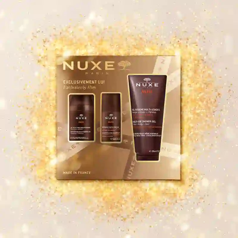 Nuxe Nuxe Men Cofre Regalo Exclusivo Para Hombres Gel Hidratante + Desodorante + Gel De Ducha