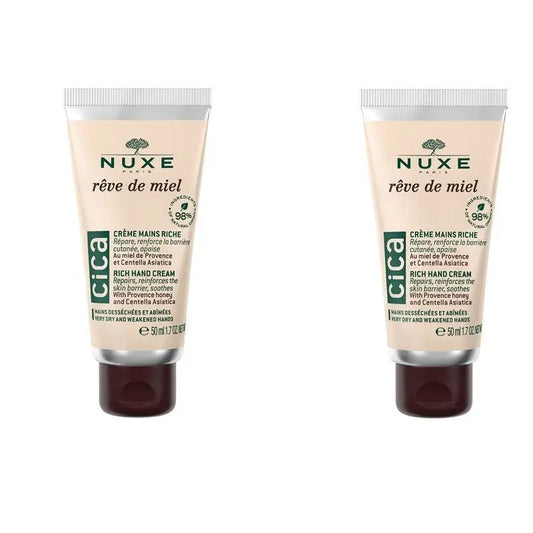 Nuxe Rêve De Miel® Crema De Manos Cica Duplo 2X50Ml