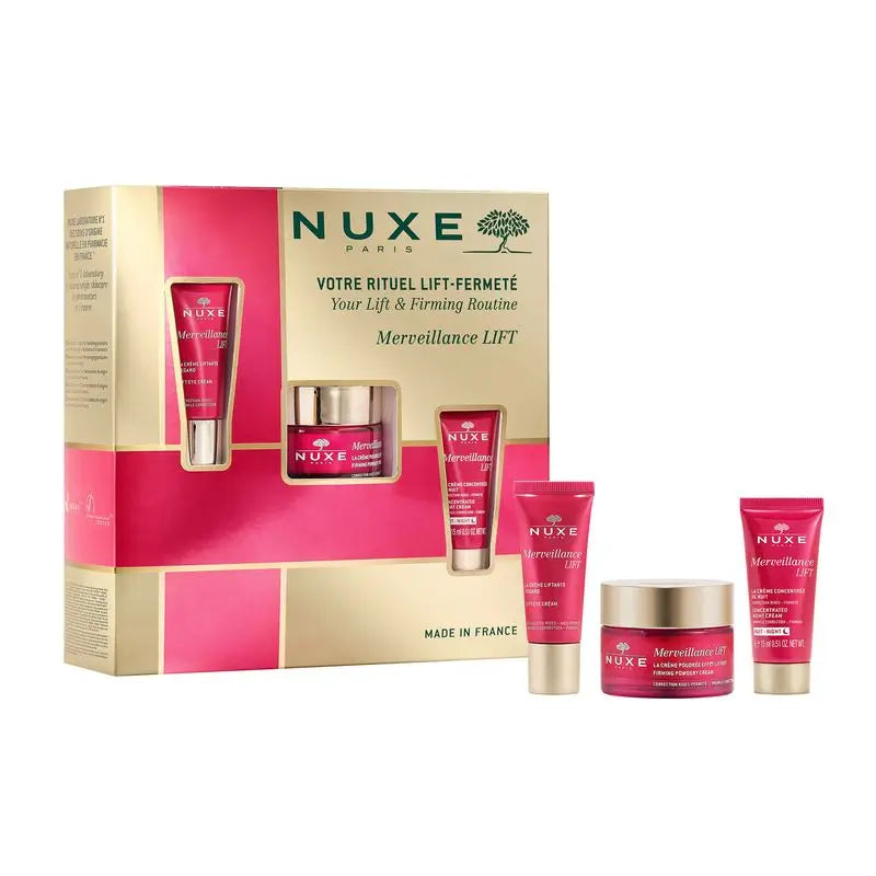 Nuxe Rutina De Firmeza: Crema En Polvo 50Ml + Contorno De Ojos 15Ml + Crema De Noche 15Ml