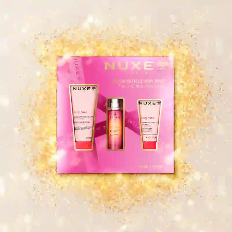 Nuxe Very Rose Cofre Regalo Very Rose Gel Limpiador + Crema Manos + Agua Perfumada