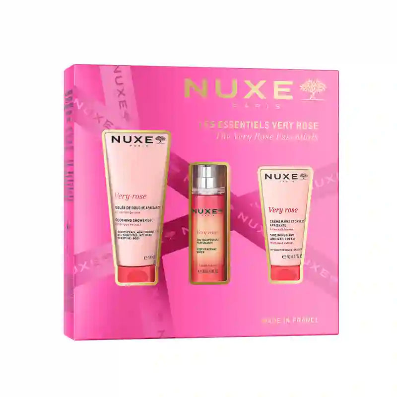 Nuxe Very Rose Cofre Regalo Very Rose Gel Limpiador + Crema Manos + Agua Perfumada