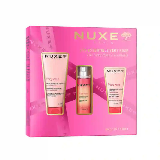 Nuxe Very Rose Cofre Regalo Very Rose Gel Limpiador + Crema Manos + Agua Perfumada