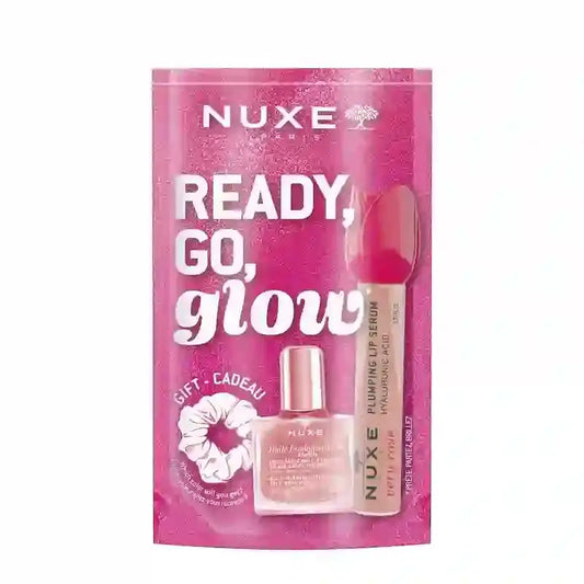 Nuxe Very Rose Glow On The Go Pink Set Labial + Huile Florale