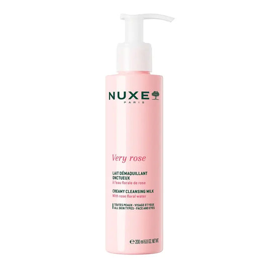 Nuxe Very Rose Leche Cremosa Limpiadora , 200 ml