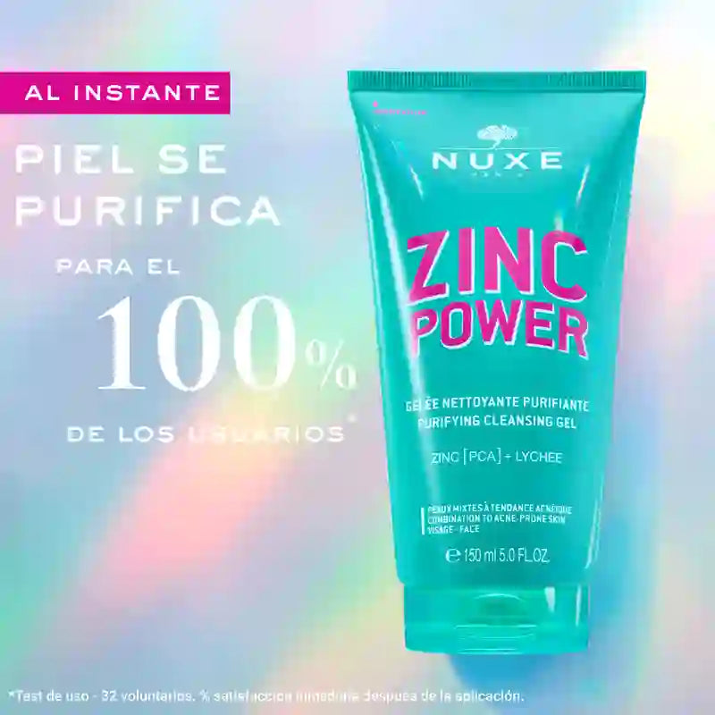 Nuxe Zinc Power Gel Limpiador Purificante , 150 ml