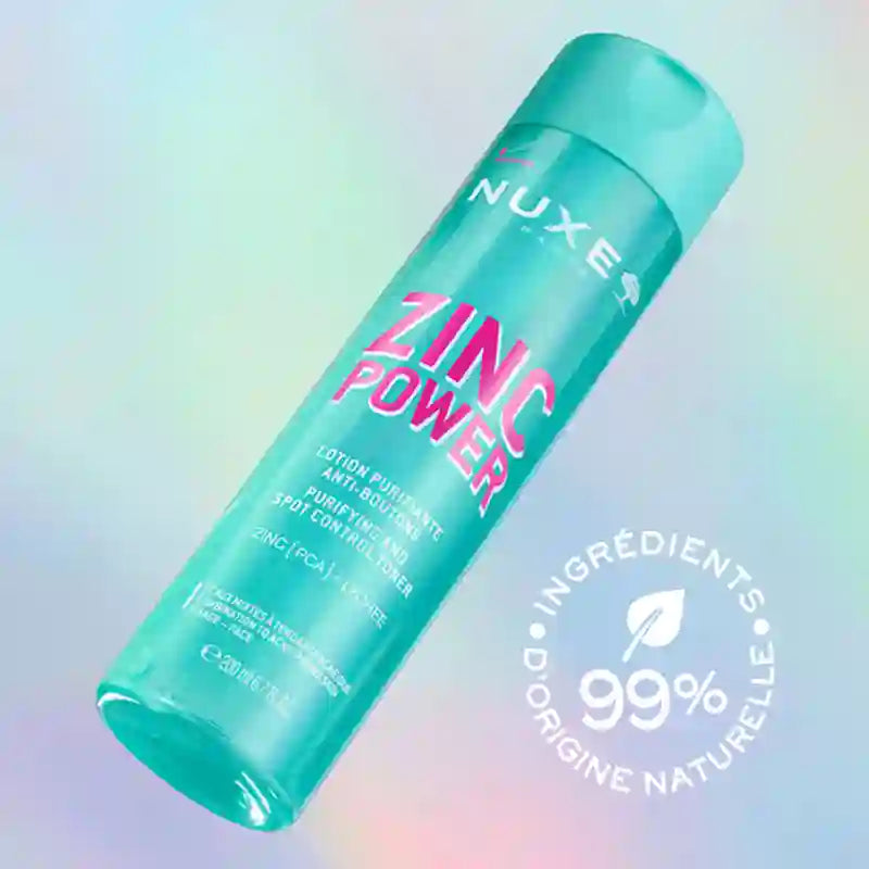 Nuxe Zinc Power Loción Purificante Y Control De Marcas , 200 ml