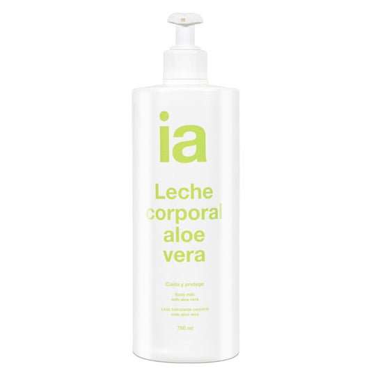 Interapothek Leche Hidratante Corporal Aloe Con Dosificador, 750 ml