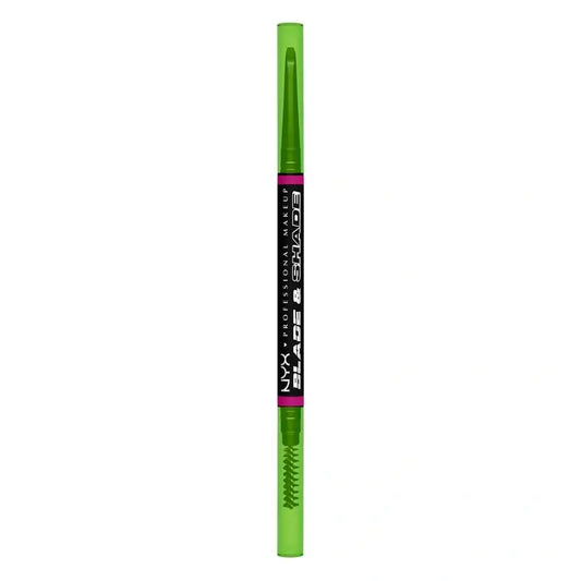 Nyx Blade & Shade Lápiz De Cejas De Doble Punta, Black 12 , 0,06 gr