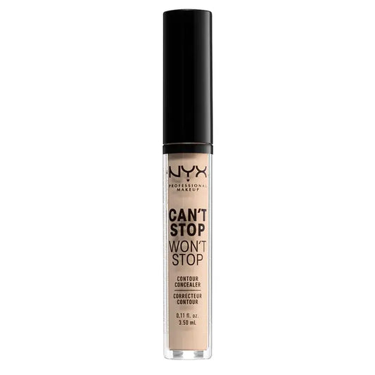Nyx Corrector No Comedogénico De Larga Duración Can'T Stop Won'T Stop Tono 2 Alabaster Para Pieles Claras , 3,5 ml
