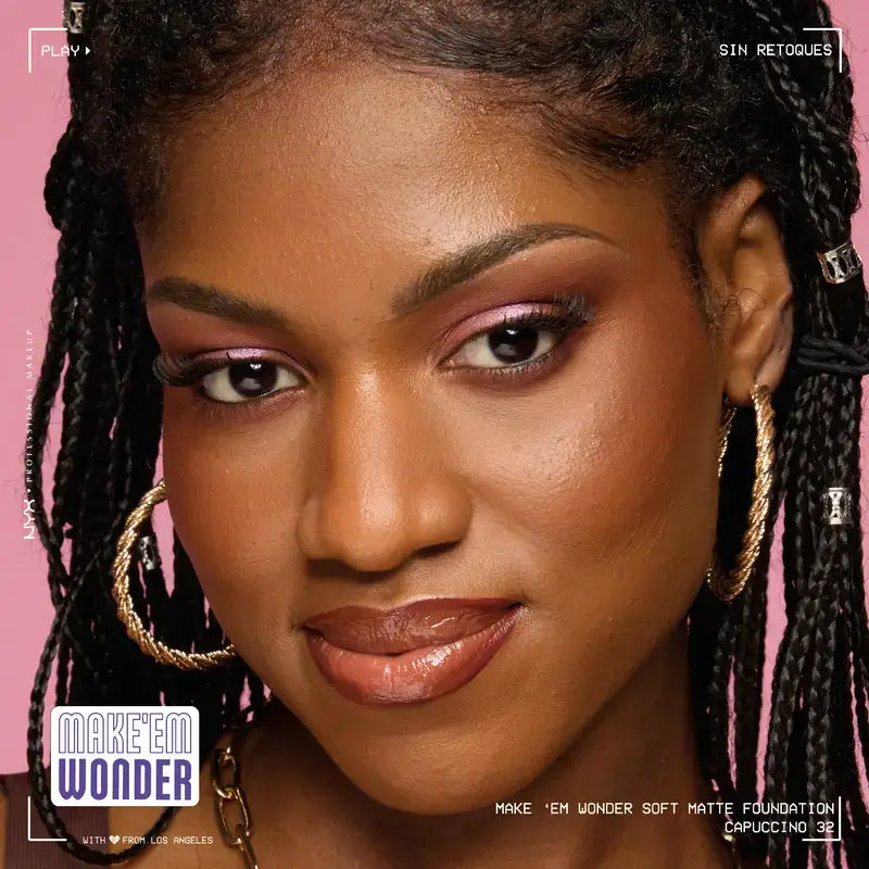 Nyx Cosmetics Make Em Wonder Fdt Capuccino, 30 ml