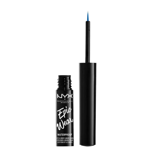 Nyx Eyeliner Liquido Epic Wear Tono Sapphire Azul, 3,5 Ml , 3,5 ml