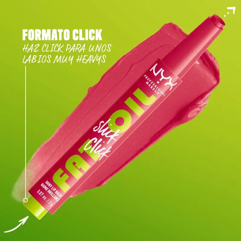 Nyx Fat Oil Slick Click Hits Different Aceite Labial , 2 gr