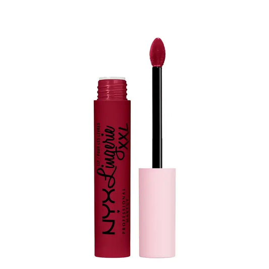 Nyx Labial Líquido Lip Lingerei Xxl Larga Duración 100% Cobertura Mate 16H . Tono Strip N Tease , 4 ml