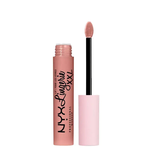 Nyx Labial Líquido Lip Lingerei Xxl Larga Duración, Cobertura Mate 16H. Tono Strip N Tease , 4 ml