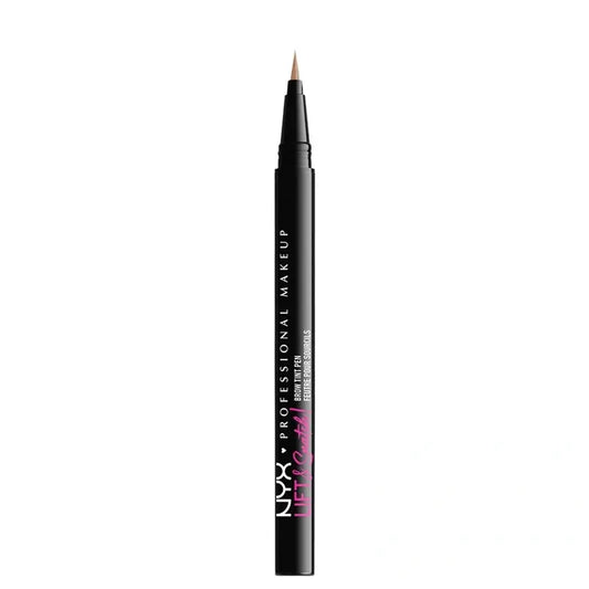 Nyx Lápiz De Cejas Larga Duración 16 Horas Lift & Snatch! Brow Tint Pen, Tono Taupe , 1 ml
