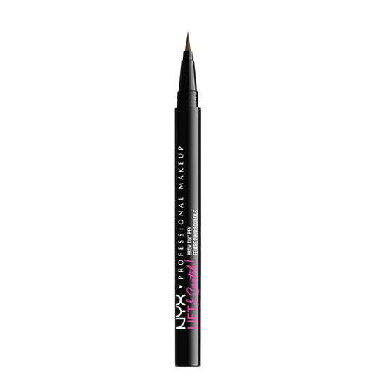 Nyx Lápiz De Cejas Lift&Snatch! Brow Tint Pen, Larga Duración 16H, Fórmula Vegana, Tono Ash Brown , 1 ml
