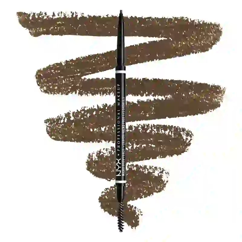 Nyx Lápiz De Cejas Perfectas Micro Brow Pencil, Ash Brown , 0,09 gr