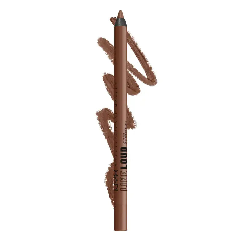 Nyx Line Loud Lápiz De Labios, Larga Duración, + Definidos, + Gruesos, Total Baller 07 , 1,2 gr