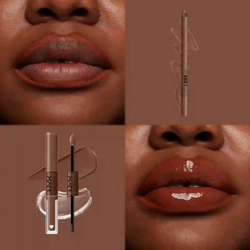 Nyx Line Loud Lápiz De Labios, Larga Duración, + Definidos, + Gruesos, Total Baller 07 , 1,2 gr