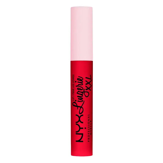 Nyx Pintalabios Lip Lingerie Xxl Fuego De Larga Duración 100% Cobertura Mate, Tono Untamable , 4 ml