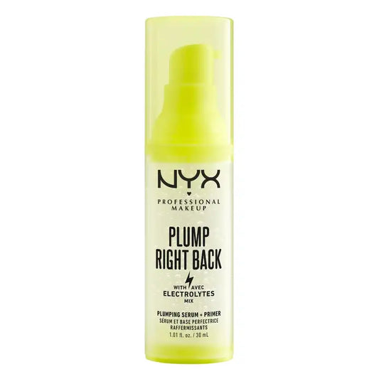Nyx Plump Right Back Primer Y Sérum. Ácido Hialurónico. Múltiples Vitaminas , 30 ml