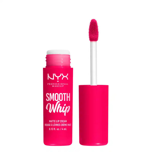Nyx Smooth Whip Matte Lip Cream, Labial Líquido Cremoso, Mate, Tono Pillow Fight , 4 ml