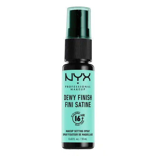 Nyx Spray Fijador De Maquillaje Setting Spray - Dewy Finish Mini , 18 ml