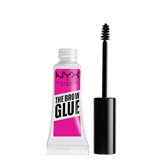 Nyx The Brow Glue, Gel Fijador De Cejas,Larga Duración, Tono 01 Transparente. , 5 gr