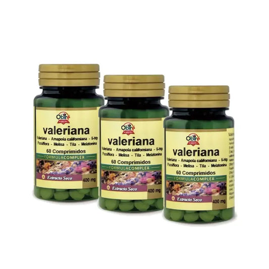 Obire Valeriana Complex , Pack 3 x 60 comprimidos