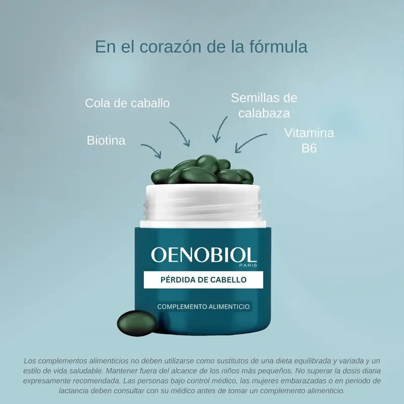 Oenobiol Perdida De Cabello 60 Cápsulas