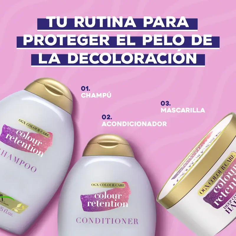 Ogx Champú Retencion De Color, 385 ml