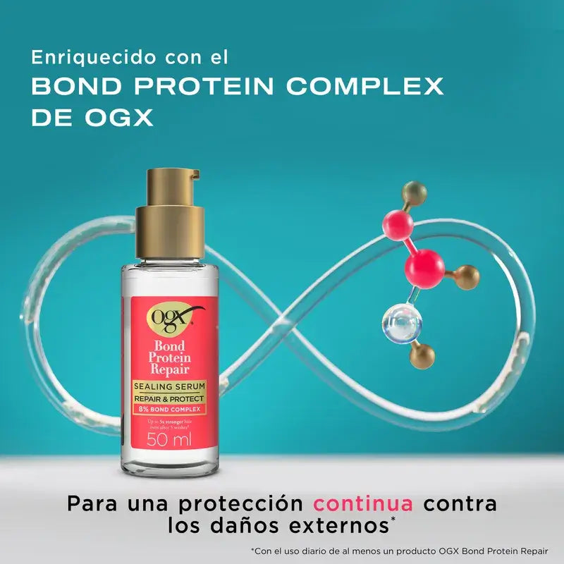 Ogx Bond Repair Sealing Serum, Serum Reparador Para El Pelo, Tratamiento Capilar, 50 Ml