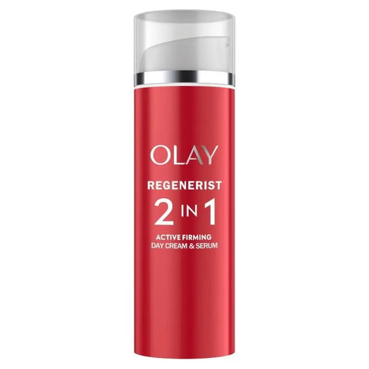 Olay Regenerist 2 in 1 Active Firming Day Cream & Serum Reafirmante, 50 ml