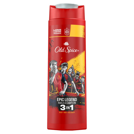 Old Spice Old Spice Gel De Ducha 3 En 1 Edición Limitada Selección Española, 400 ml