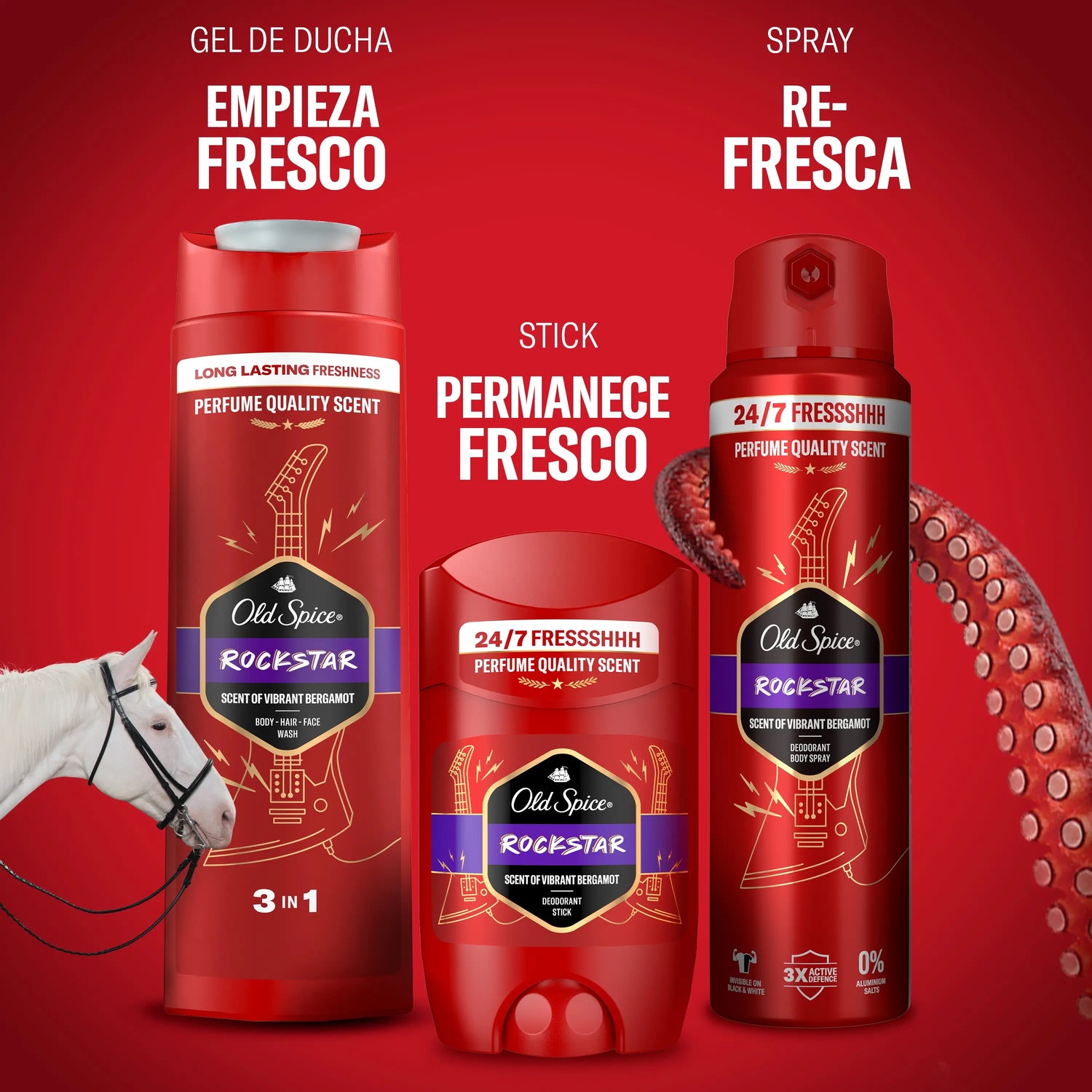 Old Spice Old Spice Rockstar Desodorante En Spray, 150 ml