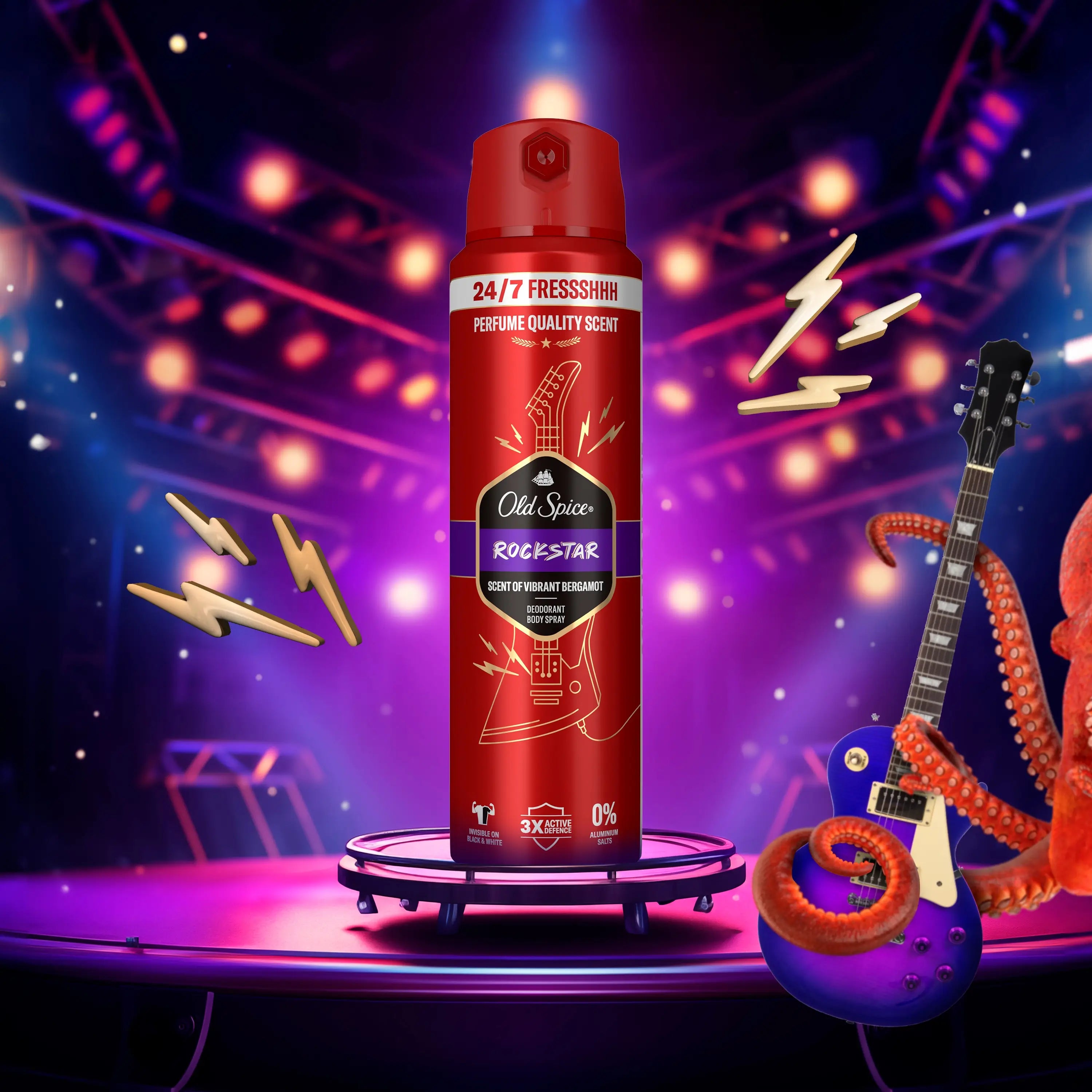 Old Spice Old Spice Rockstar Desodorante En Spray, 150 ml