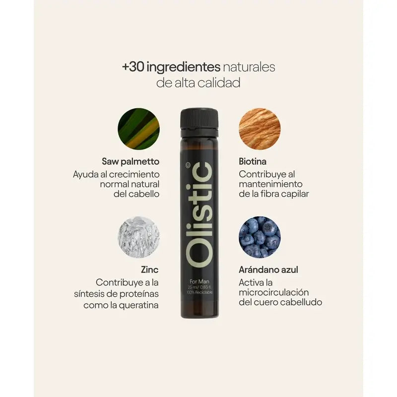 Olistic For Men, Triplo 3 x 28 Dosis de 25 ml