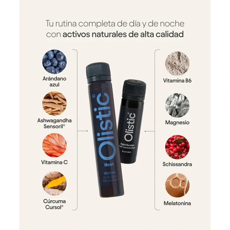 Olistic Night Booster + Olistic Next Women 28 Viales de 25 Ml