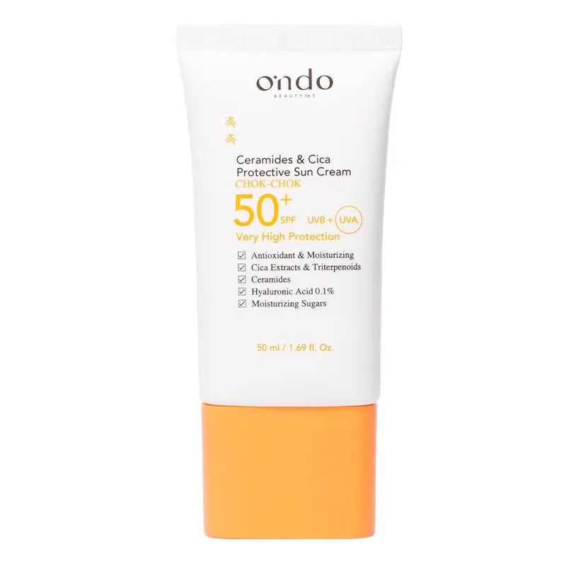 Ondo Beauty 36.5 Ceramides & Cica Protective Sun Crema, 50 ml