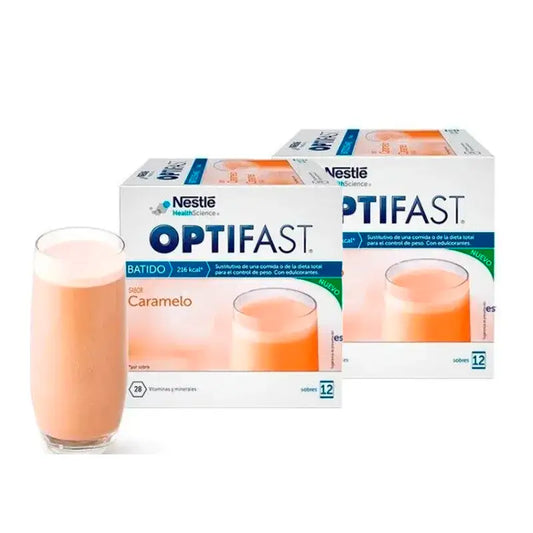 Optifast Batido Caramelo Pack 2 x 55 gr