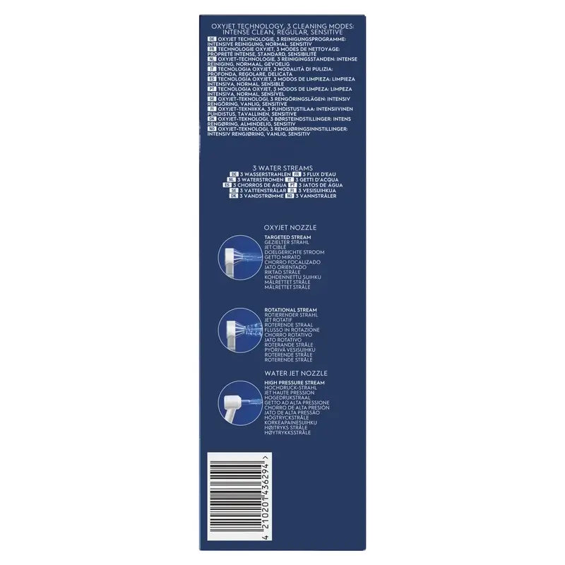 Oral-B Braun Aquacare 6 Irrigador De Agua Con Tecnología Oxyjet