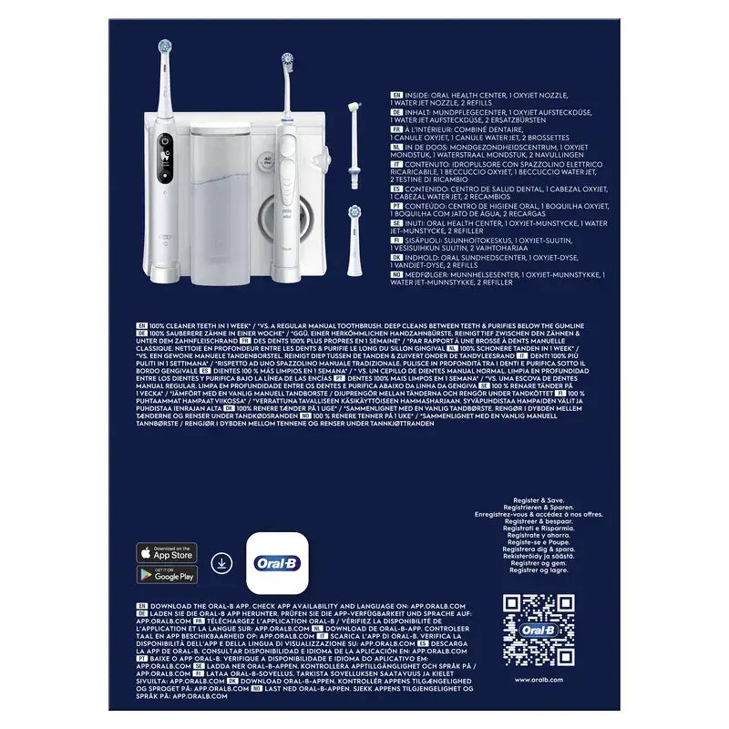 Oral-B Braun Centro Dental Con Irrigador Y Cepillo Eléctrico Oral-B Io6