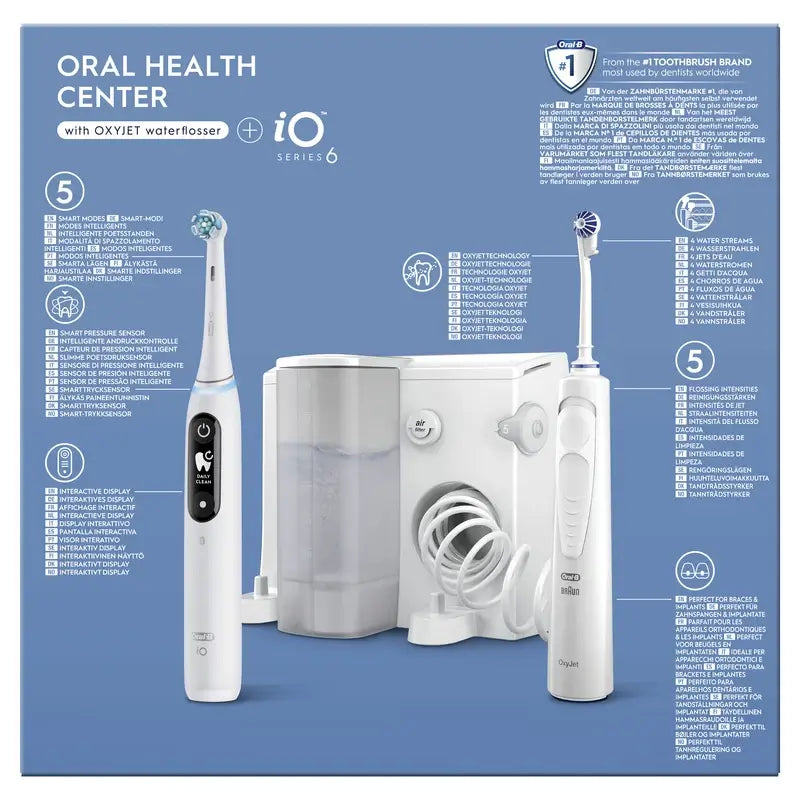 Oral-B Braun Centro Dental Con Irrigador Y Cepillo Eléctrico Oral-B Io6